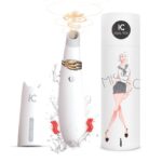 Вакуумний стимулятор з вібрацією KISTOY Miss CC White, можна використовувати як вібратор, діам.3,6см - Зображення 10