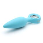 Анальна вібропробка KISTOY Orville Blue, діаметр 3 см - Зображення 4