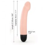 Вібратор Dorcel Real Vibration M Flesh 2.0, діаметр 3,7см, перезаряджається, для точки G - Зображення 3