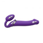 Безремінний страпон з вібрацією Strap-On-Me Vibrating Violet XL, діам. 4,7см, пульт ДК, регульований - Зображення 4