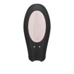 Смарт-вібратор для пар Satisfyer Double Joy Black із широким кліторальним стимулятором - Зображення 3