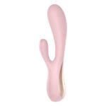 Смарт вібратор-кролик Satisfyer Mono Flex Mauve, 2 мотори, керування через інтернет - Зображення 2