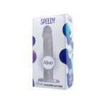 Прозорий фалоімітатор і насадка для страпона Alive Jelly Dildo Speedy, ТПЕ, довжина 17,8 см - Зображення 2