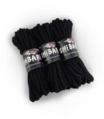Бавовняна мотузка для шібарі Feral Feelings Shibari Rope, 8 м чорна - Зображення 2