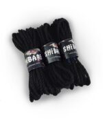 Джутова мотузка для шібарі Feral Feelings Shibari Rope, 8 м чорна - Зображення 2