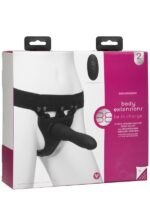 Страпон унісекс з вібрацією Doc Johnson Body Extensions - BE IN CHARGE, порожня насадка - Зображення 7