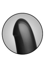 Анальний плаг з ділдо Doc Johnson Kink - Dual Density SECONDSKYN Fuck Plug - Black - Зображення 3