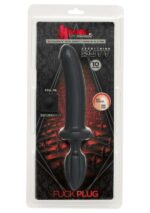 Анальний плаг з ділдо Doc Johnson Kink - Dual Density SECONDSKYN Fuck Plug - Black - Зображення 4