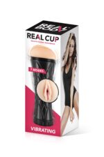 Мастурбатор-вагіна Real Body Real Cup Vagina Vibrating - Зображення 3