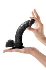 Фалоімітатор на присосці Real Body — Real Jayson Black, TPE, діаметр 4 см - Зображення 3