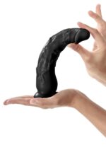 Фалоімітатор із присоскою Real Body — Real Justin Black, TPE, діаметр 4,2 см - Зображення 3