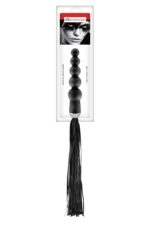 Флогер з ручкою - анальним намистом Fetish Tentation Whip with Rosary Handle - Зображення 2