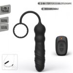 Анальний вібратор Dorcel Deep Seeker з ерекційним кільцем і пультом ДК - Зображення 2
