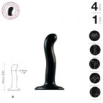 Насадка для страпона Strap-On-Me P&G-Spot Dildo, силікон, розмір S - Зображення 2
