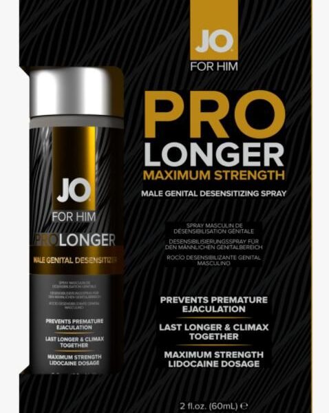 Пролонгувальний спрей JO Prolonger Spray with Lidocaine (60 мл), не містить мінеральних масел
