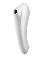 Смарт-вібратор та вакуумний стимулятор 2в1 Satisfyer Dual Pleasure White - Зображення 4