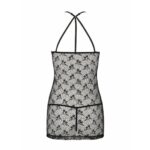 Напівпрозора сорочка Passion AZALIA CHEMISE S/M, black - Зображення 6