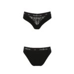 Трусики з широкою гумкою і мереживом Passion PS001 PANTIES M, black - Зображення 5