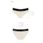 Трусики з широкою гумкою і мереживом Passion PS001 PANTIES M, ecru - Зображення 5