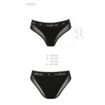 Трусики з прозорою вставкою Passion PS002 PANTIES L, black - Зображення 6