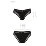 Трусики з прозорою вставкою Passion PS002 PANTIES S, black - Зображення 6