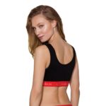 Спортивний топ на широких бретелях Passion PS003 TOP XL, black - Зображення 2