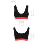 Спортивний топ на широких бретелях Passion PS003 TOP XL, black - Зображення 6