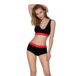 Спортивний топ на широких бретелях Passion PS003 TOP XL, black - Зображення 3