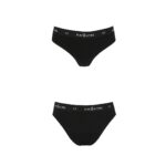 Трусики-сліпи з бавовни з еластаном Passion PS004 PANTIES M, black - Зображення 5