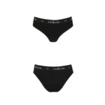 Трусики-сліпи з бавовни та еластаном Passion PS004 PANTIES S, black - Зображення 5