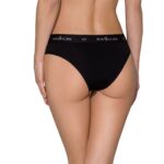 Трусики-сліпи з бавовни та еластаном Passion PS004 PANTIES XL, black - Зображення 2