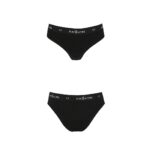 Трусики-сліпи з бавовни та еластаном Passion PS004 PANTIES XL, black - Зображення 5