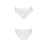 Трусики з прозорою вставкою Passion PS006 PANTIES L, white - Зображення 4