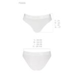 Трусики з прозорою вставкою Passion PS006 PANTIES L, white - Зображення 5