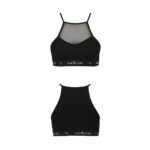 Спортивний топ з прозорою вставкою Passion PS006 TOP S, black - Зображення 5