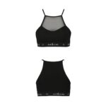 Спортивний топ з прозорою вставкою Passion PS006 TOP XL, black - Зображення 5
