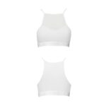 Спортивний топ з прозорою вставкою Passion PS006 TOP S, white - Зображення 4