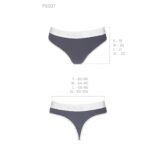 Спортивні трусики-стрінги Passion PS007 PANTIES XL, dark grey - Зображення 5