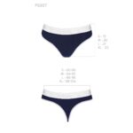 Спортивні трусики-стрінги Passion PS007 PANTIES S, navy blue - Зображення 6