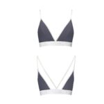Спортивний топ з подвійними бретелями Passion PS007 TOP L, dark grey - Зображення 4