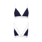Спортивний топ з подвійними бретелями Passion PS007 TOP L, navy blue - Зображення 5