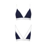 Спортивний топ з подвійними бретелями Passion PS007 TOP M, navy blue - Зображення 5