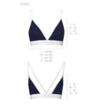 Спортивний топ з подвійними бретелями Passion PS007 TOP M, navy blue - Зображення 6