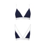 Спортивний топ з подвійними бретелями Passion PS007 TOP S, navy blue - Зображення 5