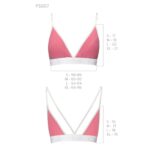 Спортивний топ з подвійними бретелями Passion PS007 TOP L, pink - Зображення 5