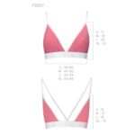 Спортивний топ з подвійними бретелями Passion PS007 TOP M, pink - Зображення 5