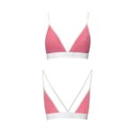 Спортивний топ з подвійними бретелями Passion PS007 TOP S, pink - Зображення 4