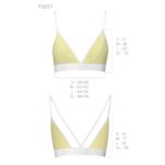Спортивний топ з подвійними бретелями Passion PS007 TOP M, yellow - Зображення 5
