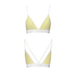 Спортивний топ з подвійними бретелями Passion PS007 TOP M, yellow - Зображення 4