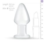 Скляна анальна пробка Gildo Glass Buttplug No. 25 - Зображення 3